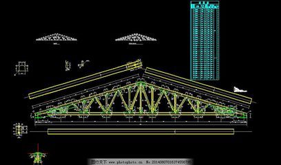 桁架圖紙下載(桁架制作教程) 結(jié)構(gòu)工業(yè)鋼結(jié)構(gòu)施工 第4張 桁架圖紙下載(桁架制作教程) 結(jié)構(gòu)工業(yè)鋼結(jié)構(gòu)施工 第4張