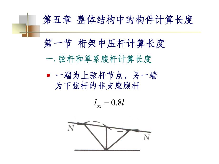 桁架支座斜腹板在桁架平面內(nèi)的計(jì)算長(zhǎng)度取為 鋼結(jié)構(gòu)跳臺(tái)施工 第5張