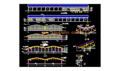 彩鋼瓦屋架結(jié)構(gòu)圖（彩鋼瓦屋架結(jié)構(gòu)圖提供相關(guān)網(wǎng)站） 結(jié)構(gòu)工業(yè)裝備設(shè)計(jì) 第5張