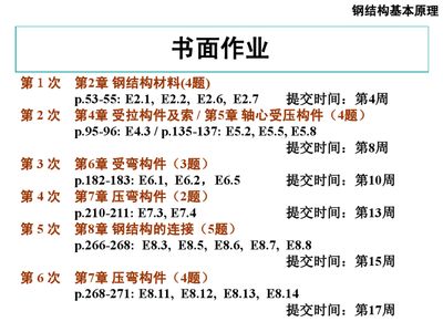 鋼結(jié)構(gòu)第5章作業(yè)參考答案