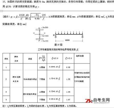 02442鋼結構答案（2018年鋼結構考試每小題答案） 結構污水處理池施工 第5張