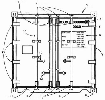 集裝箱的結構示意圖（集裝箱結構示意圖） 結構工業(yè)鋼結構設計 第2張