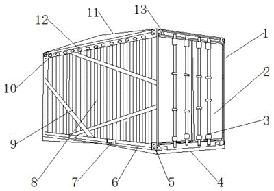 集裝箱的結構示意圖（集裝箱結構示意圖） 結構工業(yè)鋼結構設計 第3張