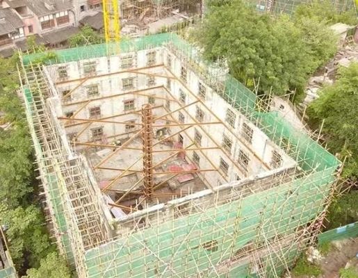 地震后建筑加固案例分析 鋼結(jié)構異形設計 第6張