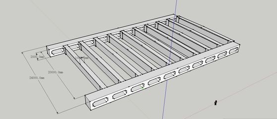 24米跨度用多大工字鋼（24米跨度廠房梁柱結(jié)構(gòu)設(shè)計(jì)） 建筑方案施工 第4張