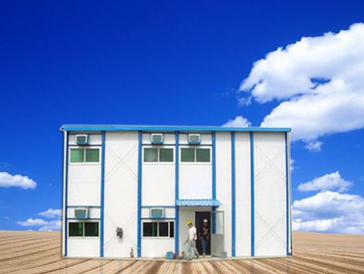 彩鋼活動板房搭建視頻（彩鋼活動板房搭建全過程）