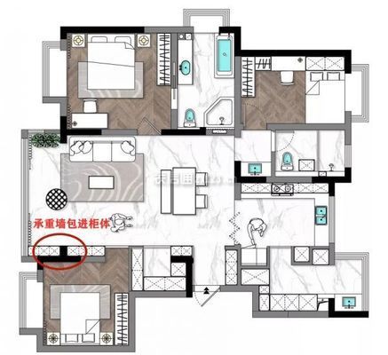 承重墻怎么裝修好看(承重墻裝修方案) 建筑效果圖設(shè)計 第3張 承重墻怎么裝修好看(承重墻裝修方案) 建筑效果圖設(shè)計 第3張