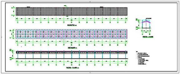 廊架鋼結構施工圖（鋼結構廊架施工圖） 建筑消防設計 第2張