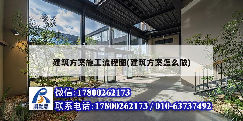 建筑方案施工流程圖(建筑方案怎么做)