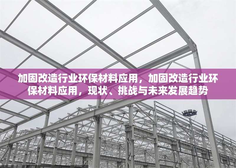 加固改造行業(yè)環(huán)保材料應(yīng)用，加固改造行業(yè)環(huán)保材料應(yīng)用，現(xiàn)狀、挑戰(zhàn)與未來發(fā)展趨勢