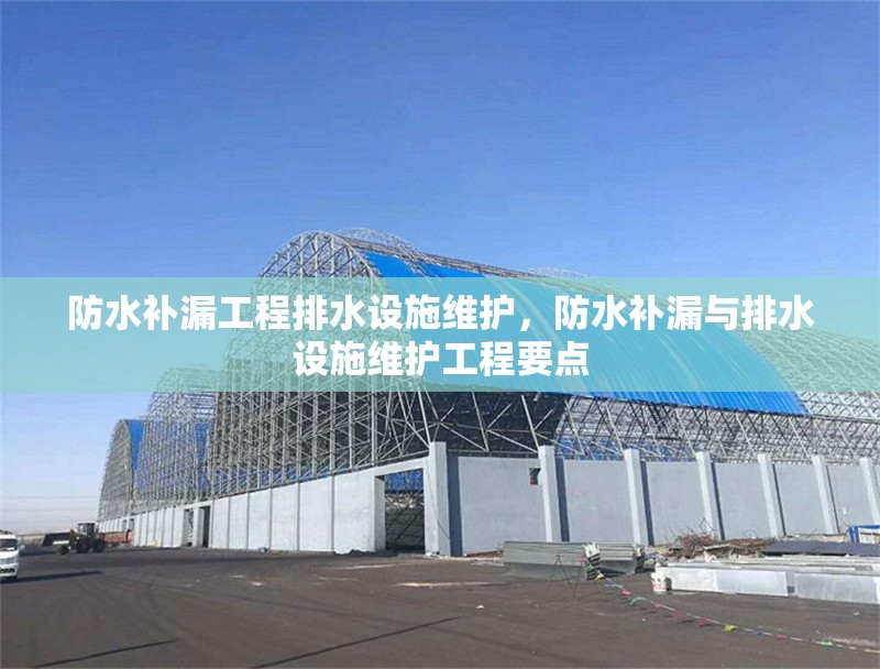 防水補漏工程排水設(shè)施維護，防水補漏與排水設(shè)施維護工程要點