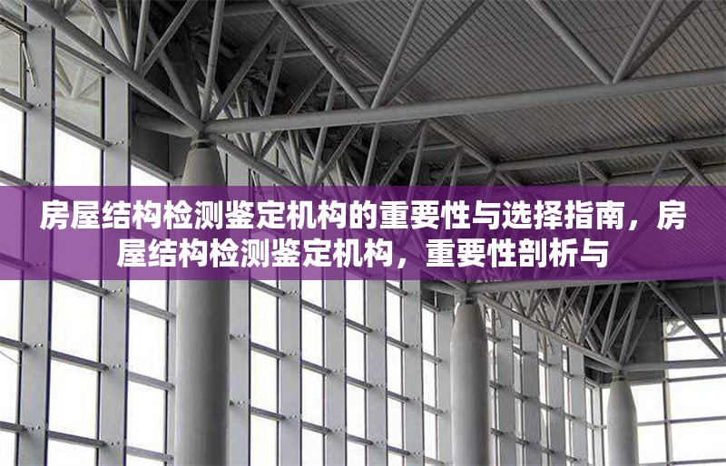 房屋結(jié)構(gòu)檢測鑒定機構(gòu)的重要性與選擇指南，房屋結(jié)構(gòu)檢測鑒定機構(gòu)，重要性剖析與 行業(yè)新聞