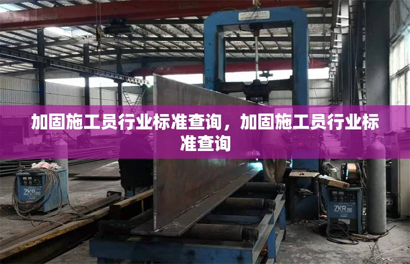 加固施工員行業(yè)標(biāo)準(zhǔn)查詢，加固施工員行業(yè)標(biāo)準(zhǔn)查詢