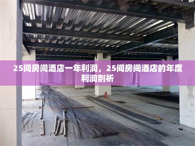 25間房間酒店一年利潤，25間房間酒店的年度利潤剖析 行業(yè)新聞 第1張