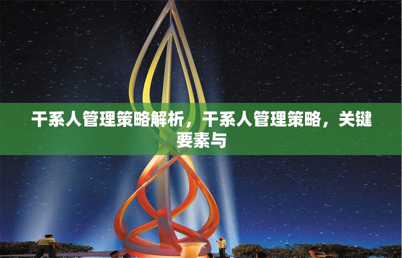 干系人管理策略解析，干系人管理策略，關鍵要素與
