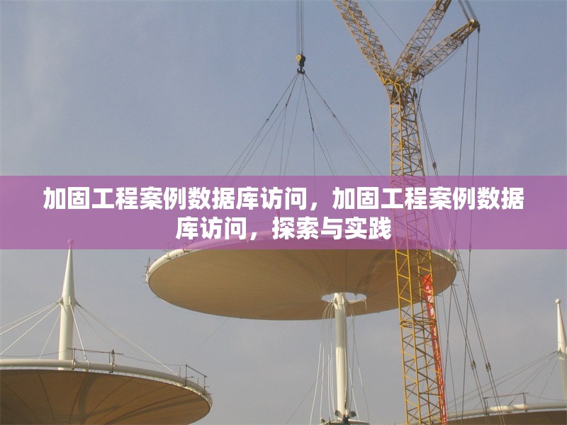 加固工程案例數(shù)據(jù)庫訪問，加固工程案例數(shù)據(jù)庫訪問，探索與實踐 行業(yè)新聞 第1張