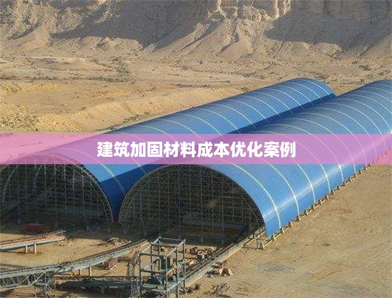 建筑加固材料成本優(yōu)化案例