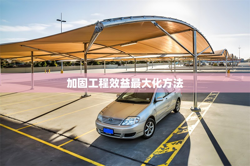 加固工程效益最大化方法
