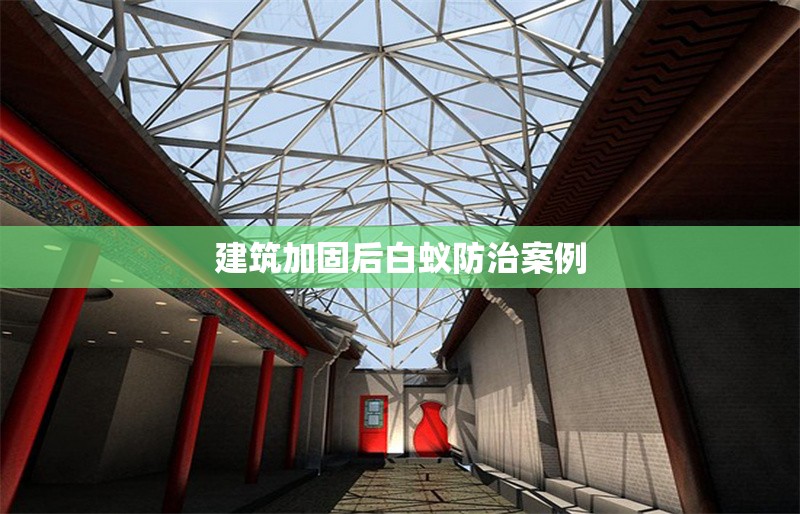 建筑加固后白蟻防治案例