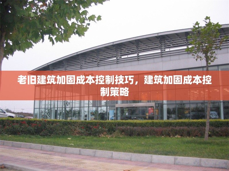 老舊建筑加固成本控制技巧，建筑加固成本控制策略