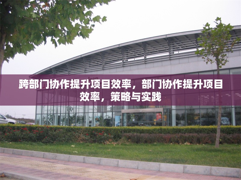 跨部門協(xié)作提升項目效率，部門協(xié)作提升項目效率，策略與實踐 行業(yè)新聞 第1張