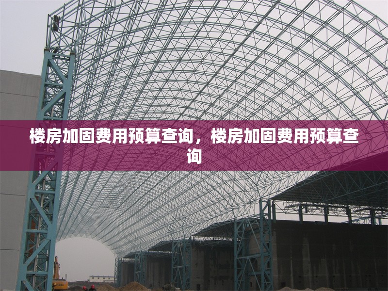樓房加固費(fèi)用預(yù)算查詢，樓房加固費(fèi)用預(yù)算查詢