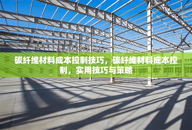 碳纖維材料成本控制技巧，碳纖維材料成本控制，實用技巧與策略 行業(yè)新聞 第6張