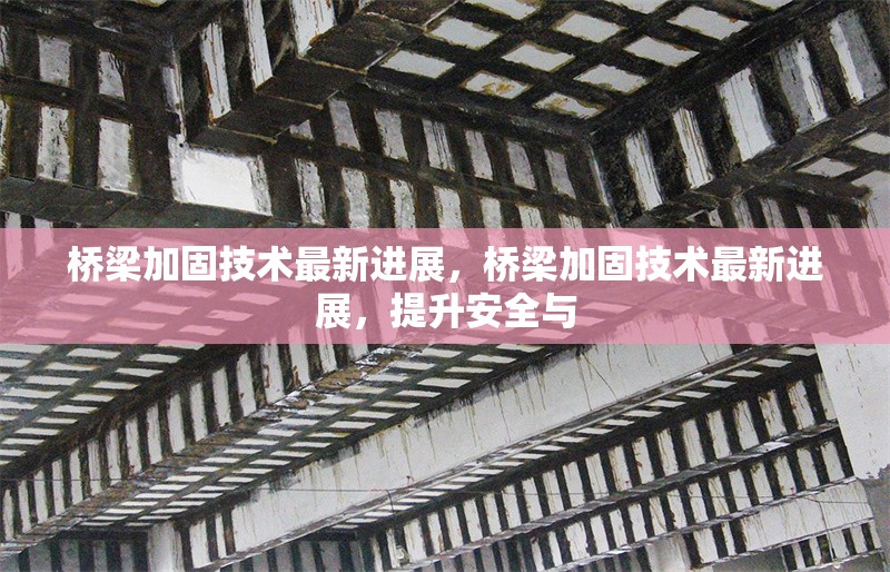 橋梁加固技術(shù)最新進(jìn)展，橋梁加固技術(shù)最新進(jìn)展，提升安全與 行業(yè)新聞 第6張