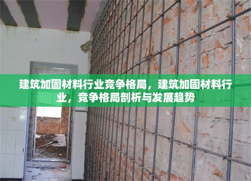 建筑加固材料行業(yè)競爭格局，建筑加固材料行業(yè)，競爭格局剖析與發(fā)展趨勢 行業(yè)新聞 第6張