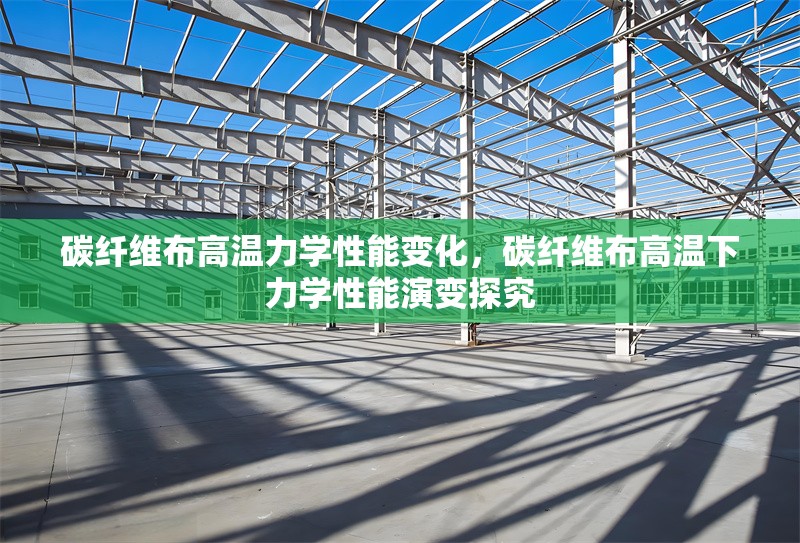 碳纖維布高溫力學(xué)性能變化，碳纖維布高溫下力學(xué)性能演變探究 行業(yè)新聞 第6張