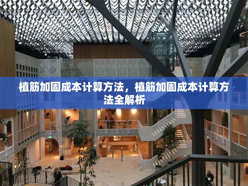 植筋加固成本計(jì)算方法，植筋加固成本計(jì)算方法全解析
