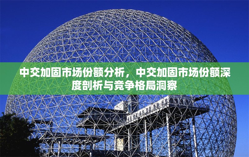 中交加固市場份額分析，中交加固市場份額深度剖析與競爭格局洞察 行業(yè)新聞 第2張