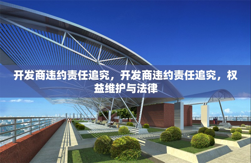 開發(fā)商違約責(zé)任追究，開發(fā)商違約責(zé)任追究，權(quán)益維護(hù)與法律 行業(yè)新聞 第6張