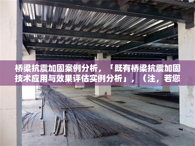 橋梁抗震加固案例分析，「既有橋梁抗震加固技術應用與效果評估實例分析」，（注，若您有具體案例方向或偏好，可補充關鍵詞如某類型橋梁/某地區(qū)/某工藝等，我可進一步調整標題精準度。）