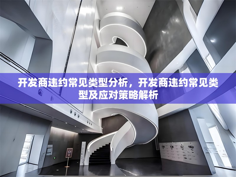 開發(fā)商違約常見類型分析，開發(fā)商違約常見類型及應對策略解析