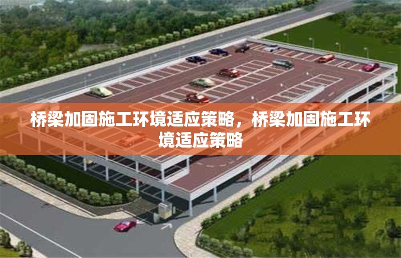 橋梁加固施工環(huán)境適應(yīng)策略，橋梁加固施工環(huán)境適應(yīng)策略