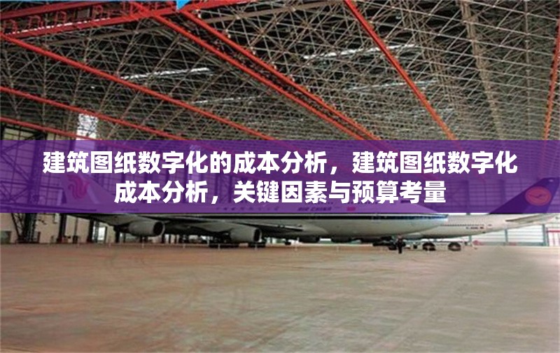 建筑圖紙數(shù)字化的成本分析，建筑圖紙數(shù)字化成本分析，關(guān)鍵因素與預(yù)算考量