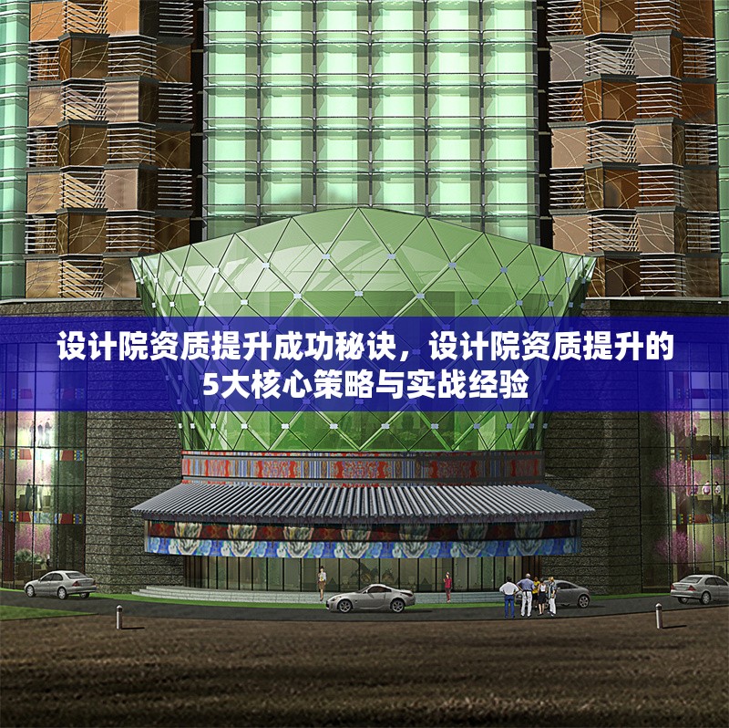 設計院資質(zhì)提升成功秘訣，設計院資質(zhì)提升的5大核心策略與實戰(zhàn)經(jīng)驗