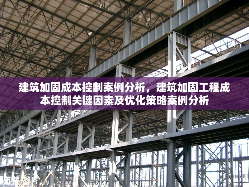 建筑加固成本控制案例分析，建筑加固工程成本控制關(guān)鍵因素及優(yōu)化策略案例分析