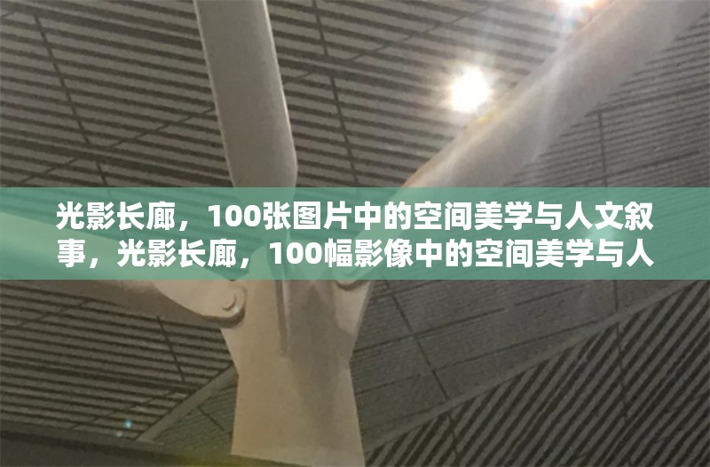 光影長(zhǎng)廊，100張圖片中的空間美學(xué)與人文敘事，光影長(zhǎng)廊，100幅影像中的空間美學(xué)與人文敘事
