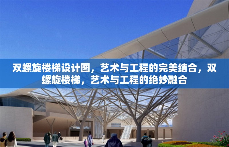 雙螺旋樓梯設(shè)計圖，藝術(shù)與工程的完美結(jié)合，雙螺旋樓梯，藝術(shù)與工程的絕妙融合