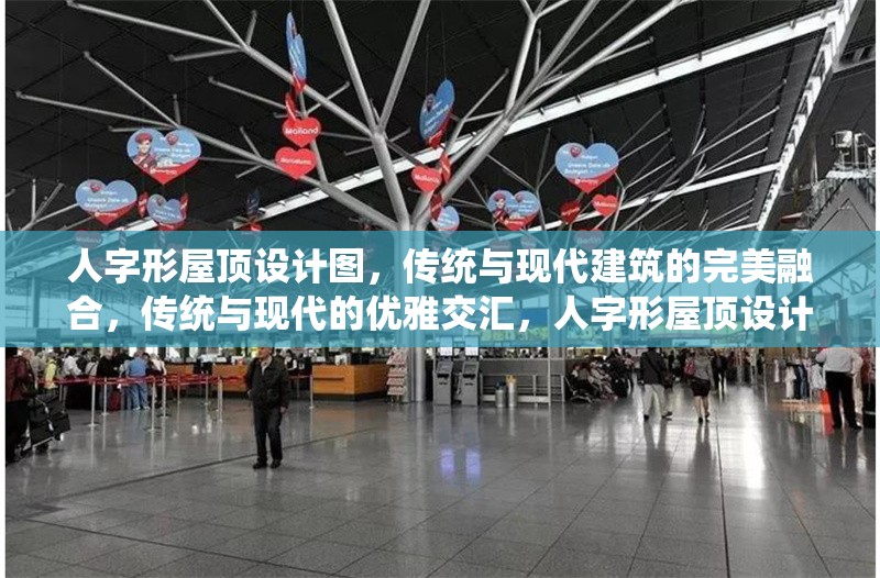 人字形屋頂設(shè)計(jì)圖，傳統(tǒng)與現(xiàn)代建筑的完美融合，傳統(tǒng)與現(xiàn)代的優(yōu)雅交匯，人字形屋頂設(shè)計(jì)之美