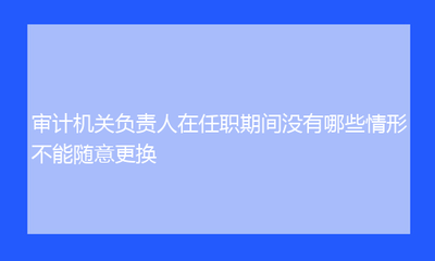 更換審計(jì)機(jī)構(gòu)的條件是什么？更換審計(jì)機(jī)構(gòu)需滿足 行業(yè)新聞 第6張