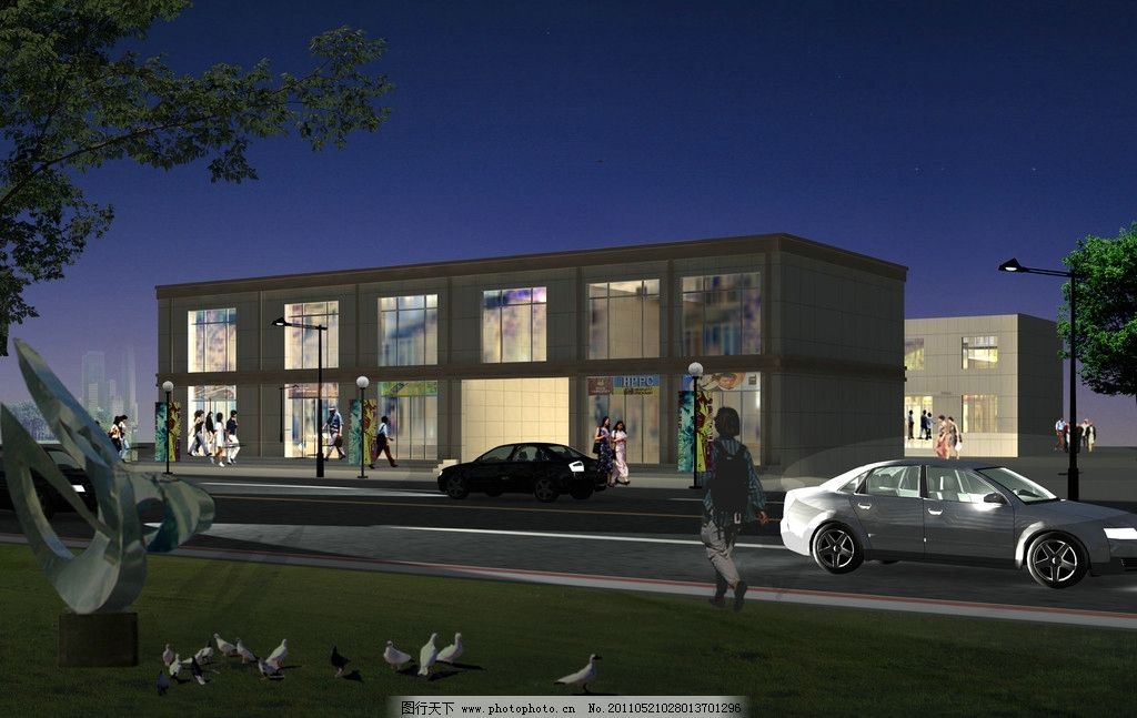 二層商業(yè)建筑效果圖大全，二層商業(yè)建筑效果圖 行業(yè)新聞 第5張